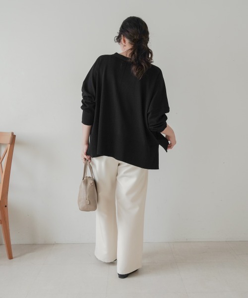 SOLARIS&CO. ブラックレザーカーディガン SOLARIS&CO. ブラックレザーカーディガン