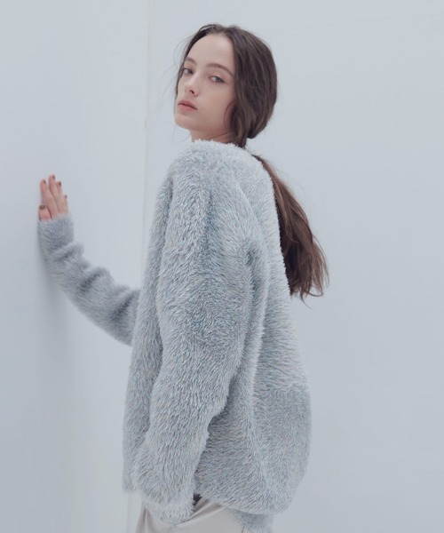 ニット セーター VENIT / llic feather pull(メタリックフェザープルオーバー) レディース venit ニット セーター VENIT / metallic feather pull