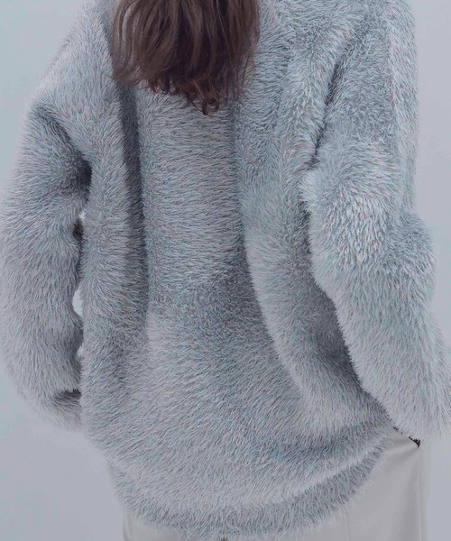 ニット セーター VENIT / llic feather pull(メタリックフェザープルオーバー) レディース venit ニット セーター VENIT / metallic feather pull