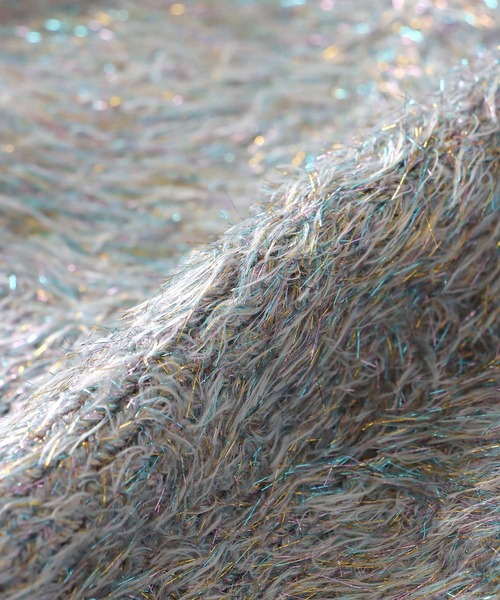 venit ニット セーター VENIT / metallic feather pull