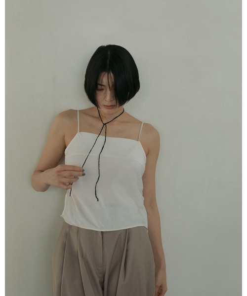 anuke ネックレス Silkcord x Parl Necklace レディース