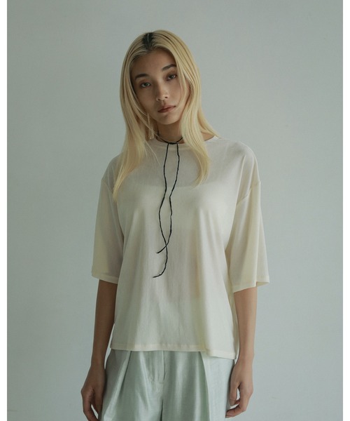 anuke ネックレス anuke ネックレス Silkcord x Parl Necklace レディース