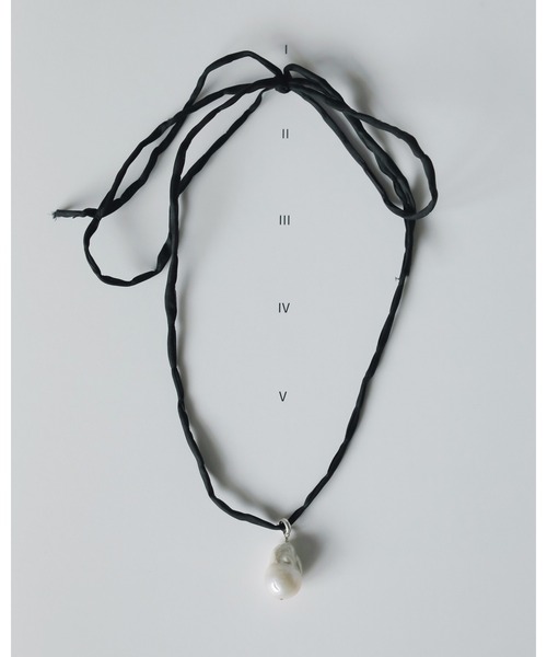 anuke ネックレス anuke ネックレス Silkcord x Parl Necklace レディース