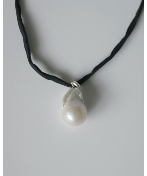 anuke ネックレス Silkcord x Parl Necklace レディース