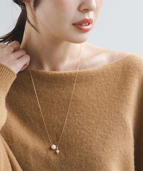 GIGI ネックレス 「NOBLE別注」GIGI/ジジ PEARL SLIDE necklace 