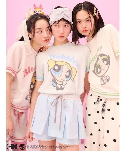 SNIDEL HOME ヘアクリップ 「The Powerpuff Girls」フェイス