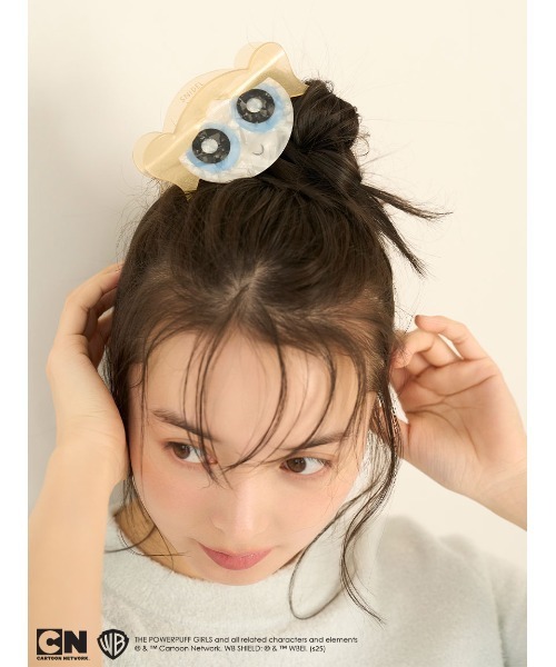 SNIDEL HOME ヘアクリップ 「The Powerpuff Girls」フェイス