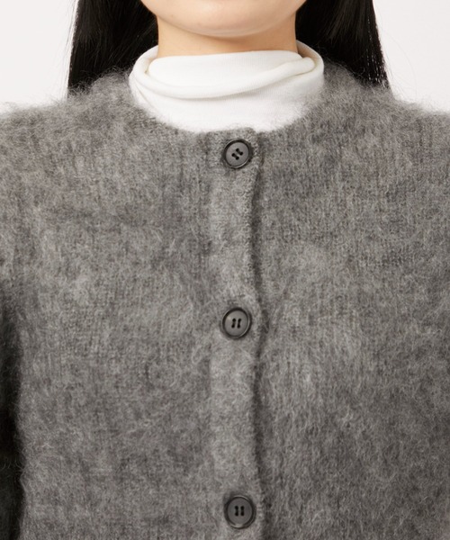 カーディガン 「KAYLE/ケイル」BRUSHED KID MOHAIR CARDIGAN/ブラッシュドキッドモヘアカーディガン レディース STUDIOUS カーディガン 「KAYLE/ケイル」BRUSHED KID MOHAIR