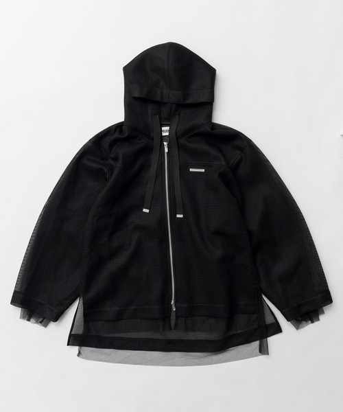 PRANK PROJECT（プランクプロジェクト） パーカー チュールレイヤード