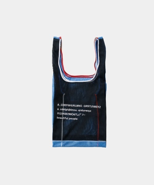 beautiful people マルシェメッシュトートバッグ（ネイビー） beautiful people（ビューティフルピープル） トートバッグ beautiful