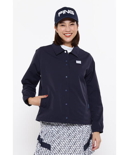 PING レディースジャケット ネイビー　新品　サイズＭ PING ゴルフジャケット レディース｜レディースウエア｜ゴルフ
