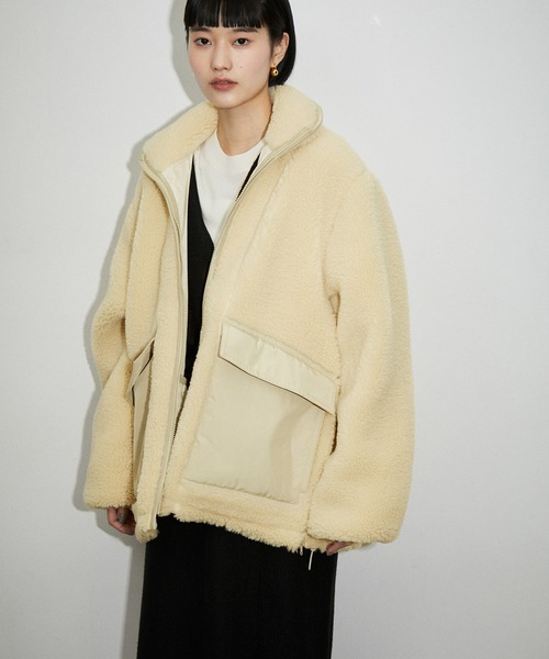 ADAM ET ROPE'（アダムエロペ） ジップアップブルゾン FREE キナリ