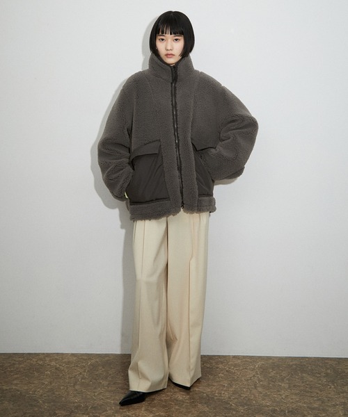 ADAM ET ROPE'（アダムエロペ） ジップアップブルゾン FREE キナリ