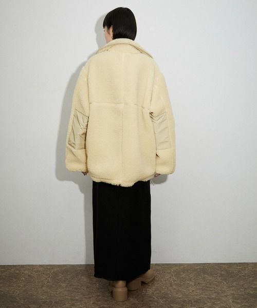 ADAM ET ROPE'（アダムエロペ） ジップアップブルゾン FREE キナリ