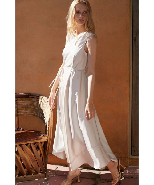 Estella.K ワンピース Ella Satin Long Dress サテンバイアスロング