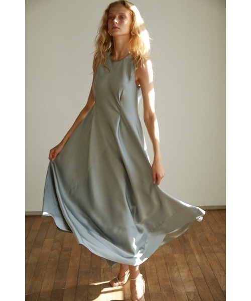 Estella.K ワンピース Ella Satin Long Dress サテンバイアスロング