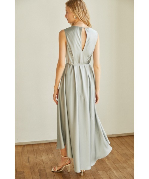 Estella.K ワンピース Ella Satin Long Dress サテンバイアスロング