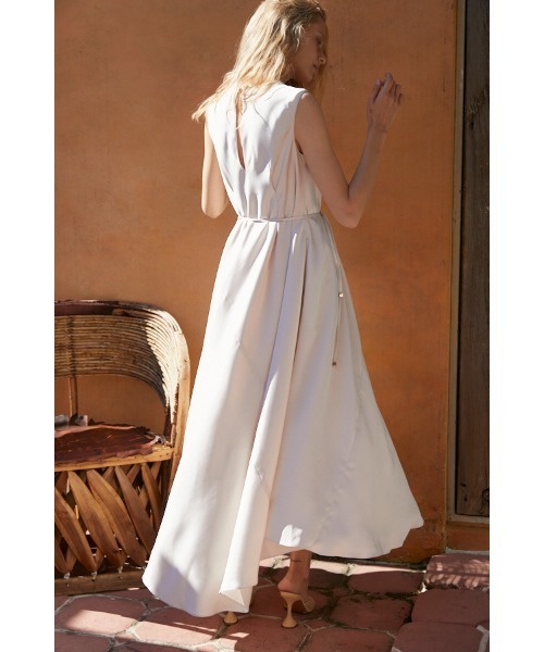 Estella.K ワンピース Ella Satin Long Dress サテンバイアスロング