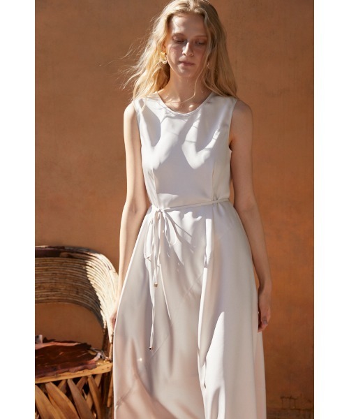ワンピース Ella Satin Long Dress サテンバイアスロングドレス | Estella.K | 14