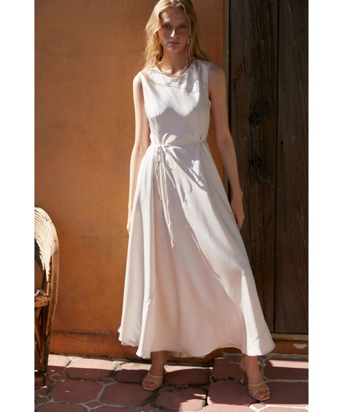 Estella.K ワンピース Ella Satin Long Dress サテンバイアスロング