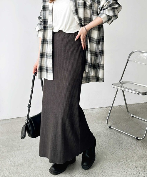 売れ切れました。ロングスカート♡ KOBE LETTUCE 着る毛布 裏起毛 マキシスカート 暖トツ ロングスカート