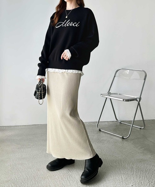 GeeRA（ジーラ） スカート 「S-XLサイズ展開」すっきり見え！セルフ