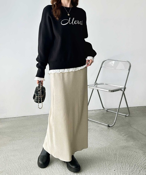 GeeRA（ジーラ） スカート 「S-XLサイズ展開」すっきり見え！セルフ