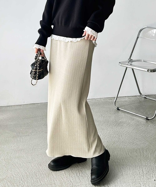 GeeRA（ジーラ） スカート 「S-XLサイズ展開」すっきり見え！セルフ