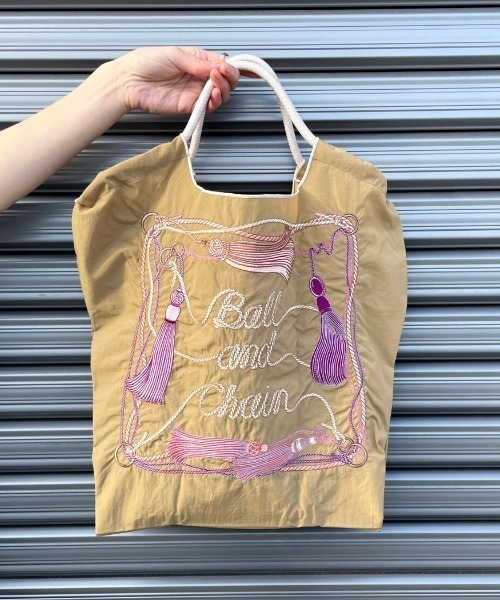 Ball＆Chain（ボールアンドチェーン） トートバッグ TASSEL 刺繍