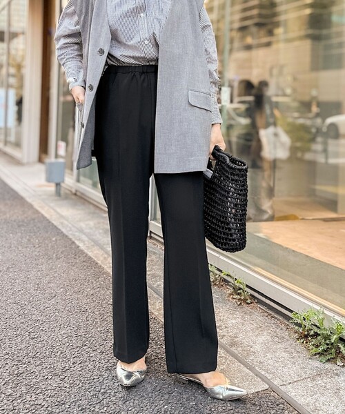 【タグ付新品・未使用品】NOLLEY'S sophi パンツ NOLLEY'S Sophi パンツ ウォッシャブルセミフレアイージーパンツ