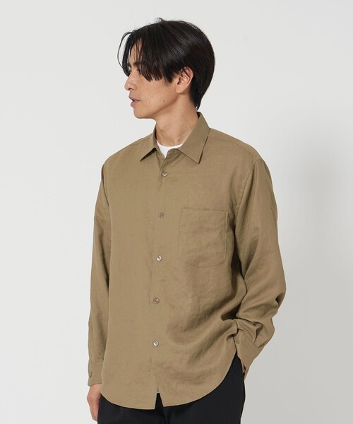 BEAUTY＆YOUTH UNITED ARROWS シャツ ライト リネンタッチ