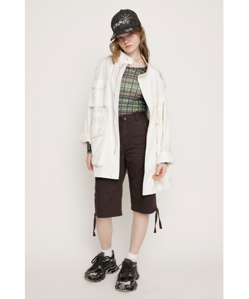 SLY tシャツ BLUSH MULTI CHECK TOPS ブラッシュ マルチチェック