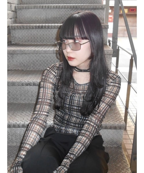 SLY tシャツ BLUSH MULTI CHECK TOPS ブラッシュ マルチチェック
