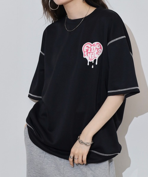 A.T.C in the attic homme tシャツ A.T，C 飾りステッチ