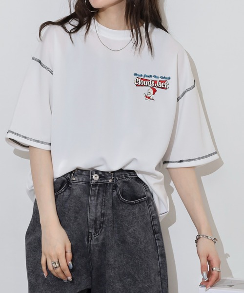 A.T.C in the attic homme tシャツ A.T，C 飾りステッチ