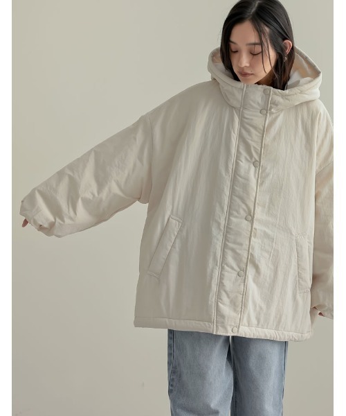 「Re:EDIT」 ブルゾン MEDIUM カーキ レディース_画像6