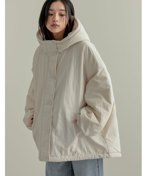 「Re:EDIT」 ブルゾン MEDIUM カーキ レディース_画像7