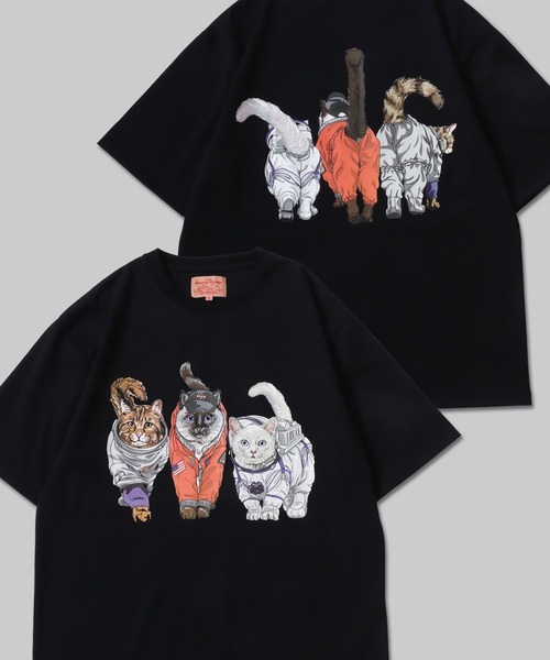 SITRY（シトリー） tシャツ 2026SS新柄追加 Cat Print T-Shirt/猫