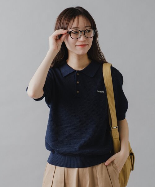 ポロシャツ ポロ 「GEVACO」半袖ポロシャツ レディース メンズ GEVACO ポロシャツ ポロ 「GEVACO」半袖ポロシャツ レディース