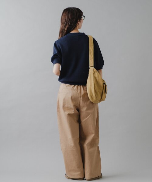 GEVACO ニット セーター 「GEVACO」半袖ニットポロシャツ