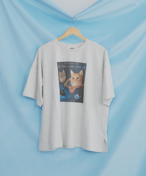 00s 特大 ネコ　キャット　プリント 長袖Tシャツ　ロンT ビッグサイズ 019_03.jpg