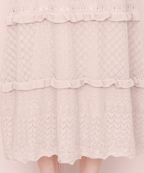 「WILLSELECTION」 ニットワンピース MEDIUM ピンク レディース_画像8