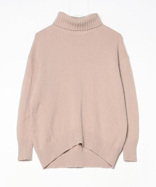 PLST（プラステ） タートルネックニット M ベージュ レディース