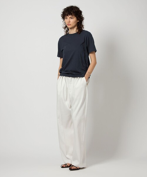 大人気新品をすべて 6(ROKU) 25SS ベーシック 「6(ROKU)」コットンカシミヤ tシャツ トップス