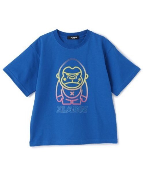 XLARGE KIDS tシャツ ネオンファニーゴリラ半袖Tシャツ キッズ