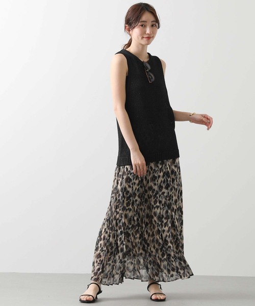 Audrey and John Wad スカート 楊柳シフォンプリーツスカート