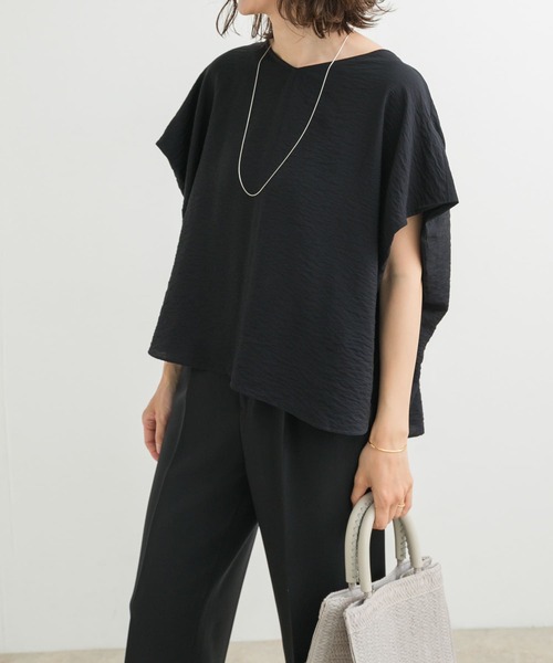 URBAN RESEARCH DOORS ブラウス シャツ バックタックコクーン