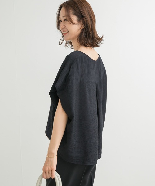 URBAN RESEARCH DOORS ブラウス シャツ バックタックコクーン