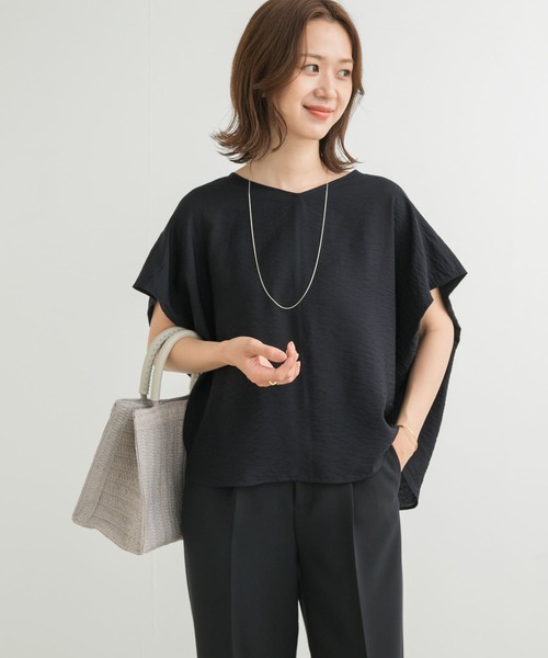 URBAN RESEARCH DOORS ブラウス シャツ バックタックコクーン