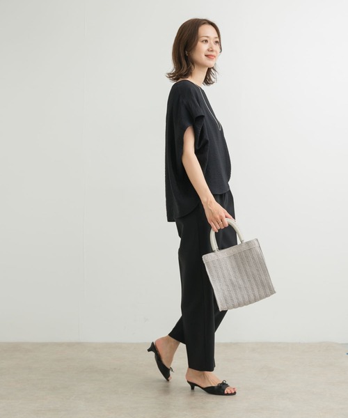 URBAN RESEARCH DOORS ブラウス シャツ バックタックコクーン